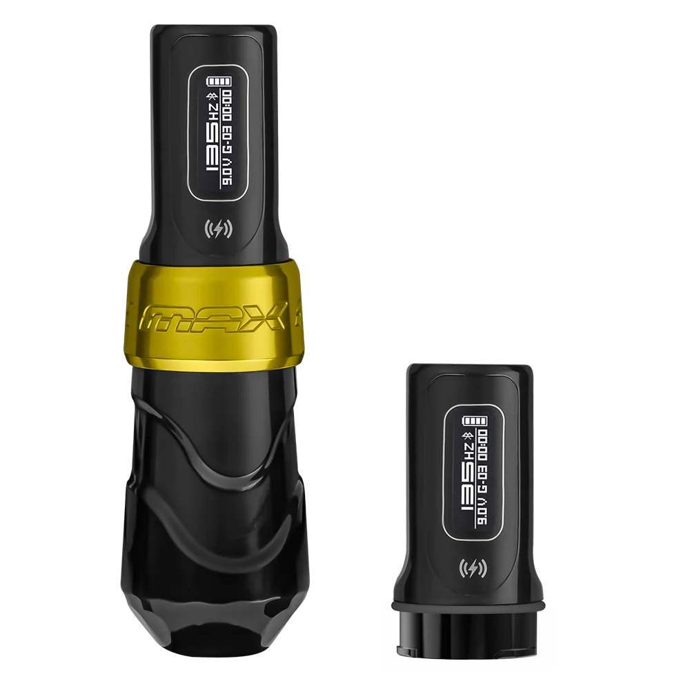 FK Irons Flux Max + 2 PowerBolt Preta/Dourado 🔋