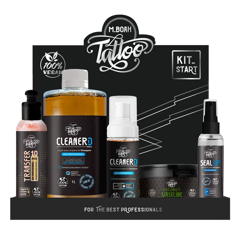 KIT PRO START | Para até 80 horas de Tattoo  Tudo o que um tatuador precisa para começar com qualidade e custo-benefício.