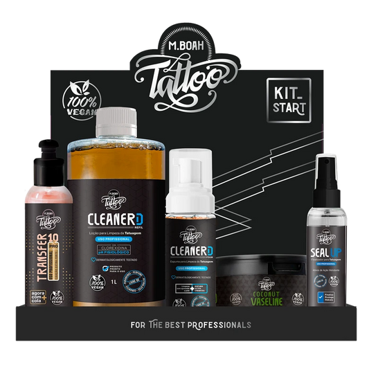 KIT PRO START | Para até 80 horas de Tattoo  Tudo o que um tatuador precisa para começar com qualidade e custo-benefício.