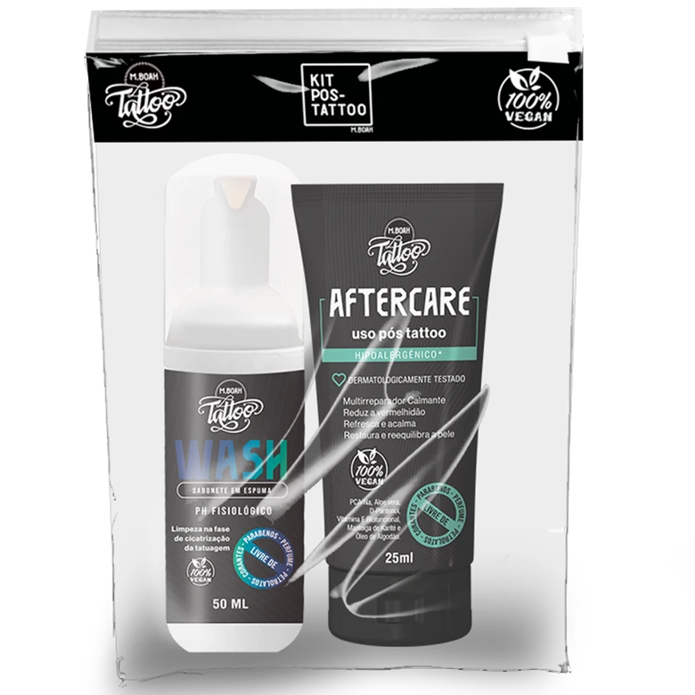 KIT PÓS TATTOO BASIC - Cuidado essencial para a sua nova tattoo.