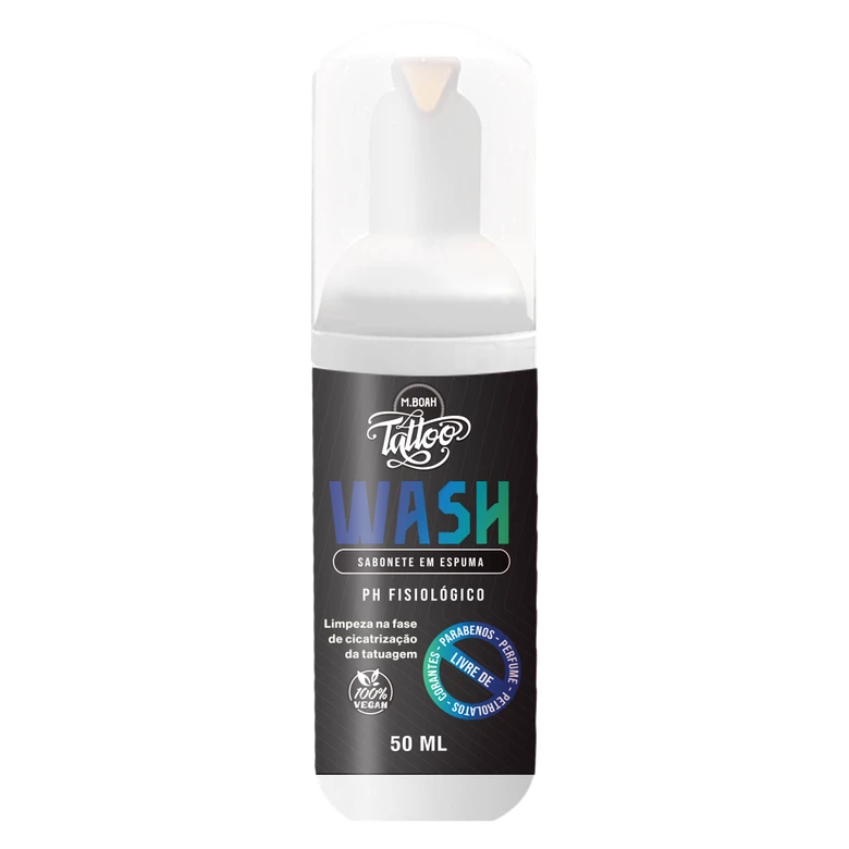 WASH Sabonete em Espuma Pós Tattoo | 50ml
