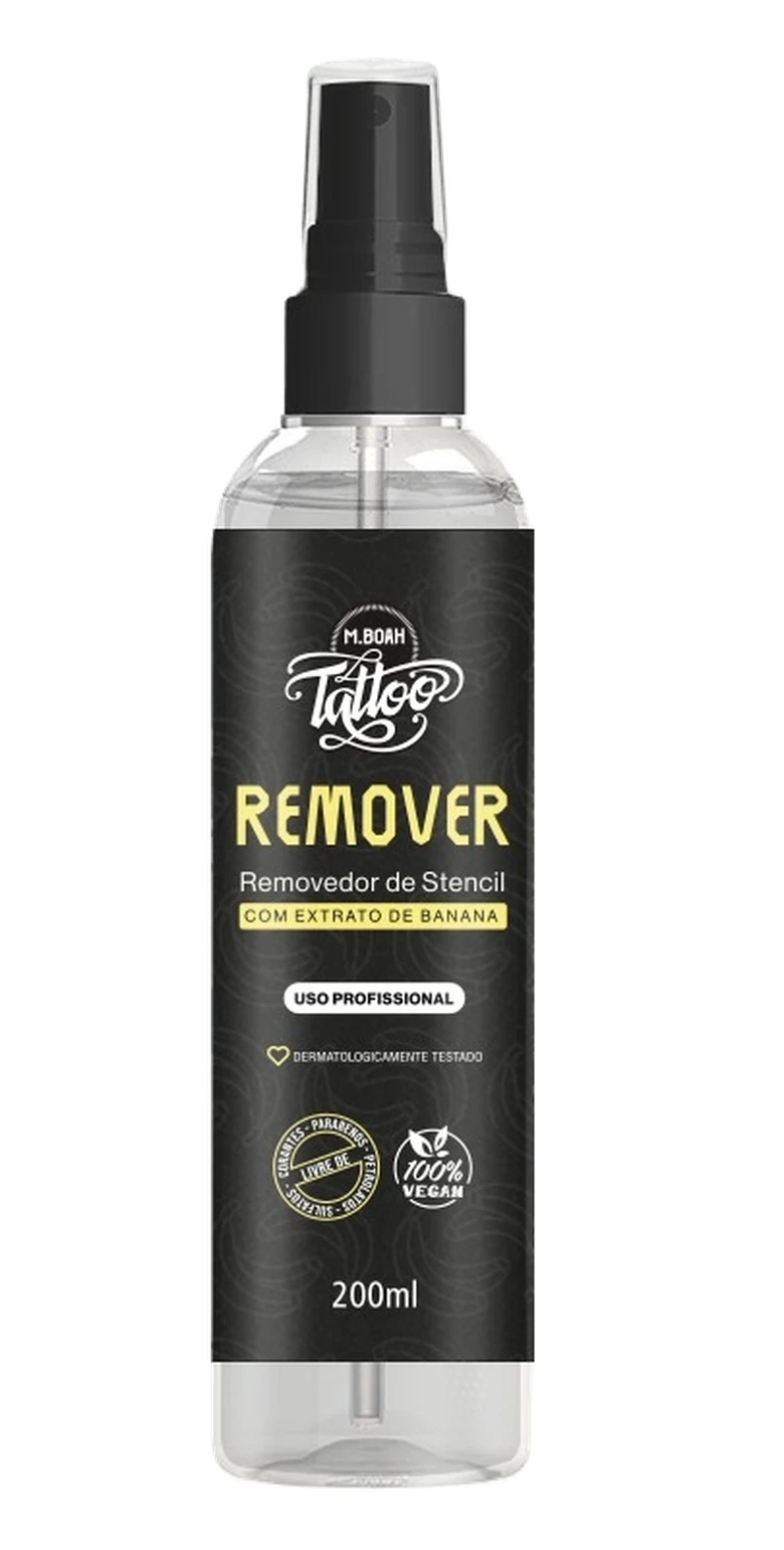 REMOVER | Removedor de Stencil, pele intacta. O removedor mais eficiente do Brasil.