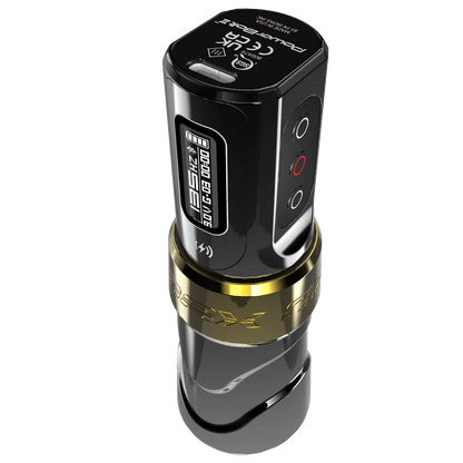 FK Irons Flux Max + 2 PowerBolt Preta/Dourado 🔋